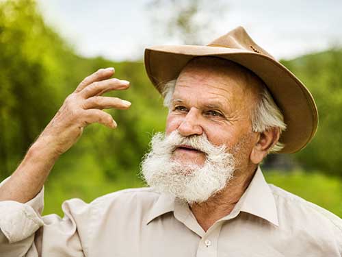 老年人口渴_老年人微信头像